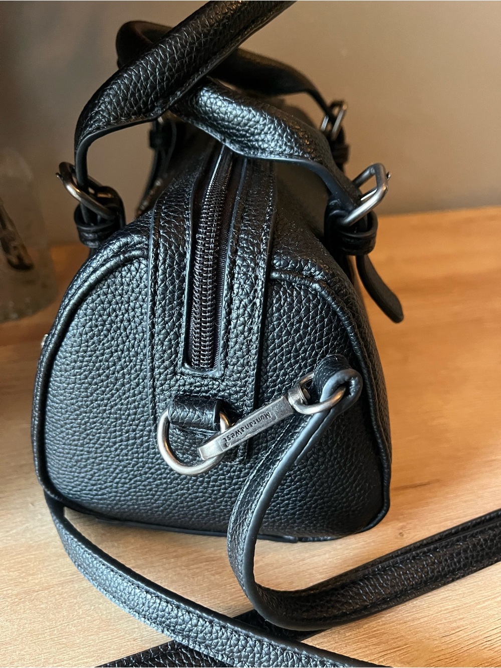 Montana West Skull Studded Satchel Embroidered - Picture 4 of 9